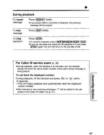 Preview for 63 page of Panasonic KX-TC1743 Operating Instructions Manual