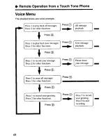 Preview for 68 page of Panasonic KX-TC1743 Operating Instructions Manual