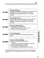 Preview for 69 page of Panasonic KX-TC1743 Operating Instructions Manual