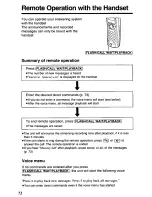 Preview for 72 page of Panasonic KX-TC1743 Operating Instructions Manual