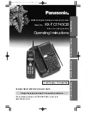 Panasonic KX-TC1743CB Operating Instructions Manual preview