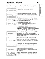 Предварительный просмотр 9 страницы Panasonic KX-TC1750 - Cordless Phone - Operation User Manual