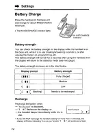 Предварительный просмотр 14 страницы Panasonic KX-TC1750 - Cordless Phone - Operation User Manual