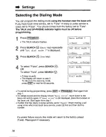 Предварительный просмотр 16 страницы Panasonic KX-TC1750 - Cordless Phone - Operation User Manual