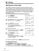 Предварительный просмотр 18 страницы Panasonic KX-TC1750 - Cordless Phone - Operation User Manual