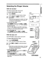 Предварительный просмотр 21 страницы Panasonic KX-TC1750 - Cordless Phone - Operation User Manual