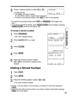 Предварительный просмотр 29 страницы Panasonic KX-TC1750 - Cordless Phone - Operation User Manual