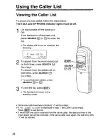 Предварительный просмотр 32 страницы Panasonic KX-TC1750 - Cordless Phone - Operation User Manual