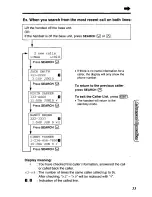 Предварительный просмотр 33 страницы Panasonic KX-TC1750 - Cordless Phone - Operation User Manual