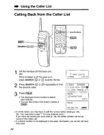 Предварительный просмотр 34 страницы Panasonic KX-TC1750 - Cordless Phone - Operation User Manual