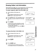 Предварительный просмотр 37 страницы Panasonic KX-TC1750 - Cordless Phone - Operation User Manual