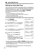 Предварительный просмотр 40 страницы Panasonic KX-TC1750 - Cordless Phone - Operation User Manual