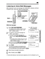 Предварительный просмотр 41 страницы Panasonic KX-TC1750 - Cordless Phone - Operation User Manual