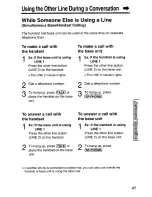 Предварительный просмотр 43 страницы Panasonic KX-TC1750 - Cordless Phone - Operation User Manual