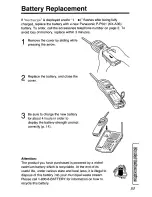 Предварительный просмотр 53 страницы Panasonic KX-TC1750 - Cordless Phone - Operation User Manual