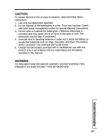 Предварительный просмотр 61 страницы Panasonic KX-TC1750 - Cordless Phone - Operation User Manual