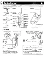 Preview for 2 page of Panasonic KX-TC1800B User Manual