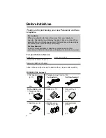 Preview for 2 page of Panasonic KX-TC1851ALB Operating Instructions Manual