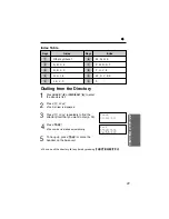 Preview for 39 page of Panasonic KX-TC1851ALB Operating Instructions Manual