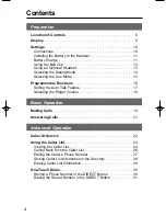 Предварительный просмотр 4 страницы Panasonic KX-TC1851B - 900 MHz DSS Cordless Phone Operating Instructions Manual