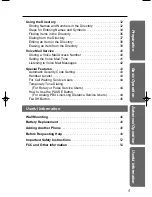 Предварительный просмотр 5 страницы Panasonic KX-TC1851B - 900 MHz DSS Cordless Phone Operating Instructions Manual