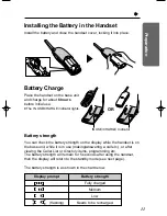 Предварительный просмотр 11 страницы Panasonic KX-TC1851B - 900 MHz DSS Cordless Phone Operating Instructions Manual