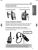 Предварительный просмотр 13 страницы Panasonic KX-TC1851B - 900 MHz DSS Cordless Phone Operating Instructions Manual