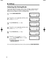 Предварительный просмотр 14 страницы Panasonic KX-TC1851B - 900 MHz DSS Cordless Phone Operating Instructions Manual