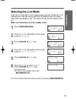 Предварительный просмотр 15 страницы Panasonic KX-TC1851B - 900 MHz DSS Cordless Phone Operating Instructions Manual