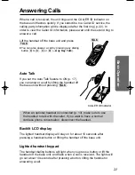 Предварительный просмотр 21 страницы Panasonic KX-TC1851B - 900 MHz DSS Cordless Phone Operating Instructions Manual