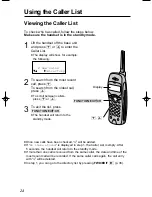 Предварительный просмотр 24 страницы Panasonic KX-TC1851B - 900 MHz DSS Cordless Phone Operating Instructions Manual