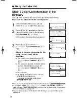 Предварительный просмотр 28 страницы Panasonic KX-TC1851B - 900 MHz DSS Cordless Phone Operating Instructions Manual