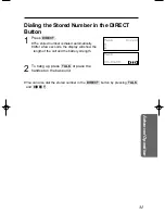 Предварительный просмотр 31 страницы Panasonic KX-TC1851B - 900 MHz DSS Cordless Phone Operating Instructions Manual