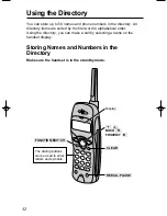 Предварительный просмотр 32 страницы Panasonic KX-TC1851B - 900 MHz DSS Cordless Phone Operating Instructions Manual