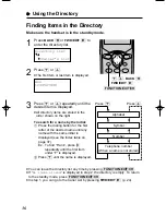 Предварительный просмотр 36 страницы Panasonic KX-TC1851B - 900 MHz DSS Cordless Phone Operating Instructions Manual