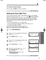 Предварительный просмотр 41 страницы Panasonic KX-TC1851B - 900 MHz DSS Cordless Phone Operating Instructions Manual