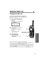 Preview for 25 page of Panasonic KX-TC1851CB Operating Instructions Manual