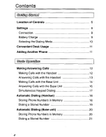 Предварительный просмотр 4 страницы Panasonic KX-TC185B User Manual