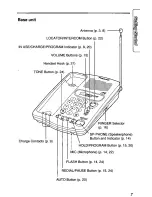 Предварительный просмотр 7 страницы Panasonic KX-TC185B User Manual