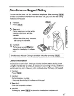 Предварительный просмотр 17 страницы Panasonic KX-TC185B User Manual