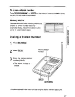 Предварительный просмотр 21 страницы Panasonic KX-TC185B User Manual