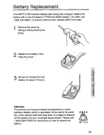 Предварительный просмотр 25 страницы Panasonic KX-TC185B User Manual