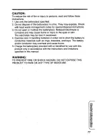 Предварительный просмотр 77 страницы Panasonic KX-TC1867B User Manual