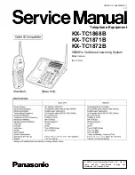 Panasonic KX-TC1868B Service Manual предпросмотр