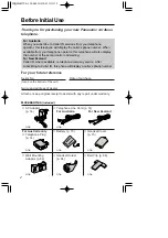 Предварительный просмотр 2 страницы Panasonic KX-TC1871ALB Operating Instructions Manual