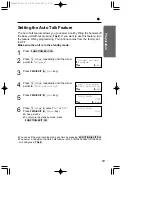 Предварительный просмотр 19 страницы Panasonic KX-TC1871ALB Operating Instructions Manual