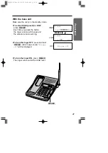 Предварительный просмотр 21 страницы Panasonic KX-TC1871ALB Operating Instructions Manual