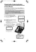 Предварительный просмотр 22 страницы Panasonic KX-TC1871ALB Operating Instructions Manual