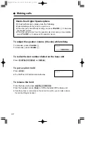 Предварительный просмотр 32 страницы Panasonic KX-TC1871ALB Operating Instructions Manual