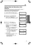 Предварительный просмотр 43 страницы Panasonic KX-TC1871ALB Operating Instructions Manual